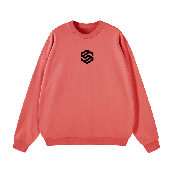 Unisex 100% Cotton Lightweight Oversize Crewneck Sweatshirt (290 GSM)