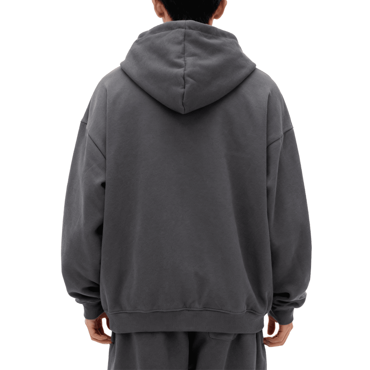 Unisex Cropped Oversized Zip-up Hoodie (460 GSM)