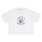 Unisex Short-Sleeved Oversized Cropped T-Shirt(280GSM)