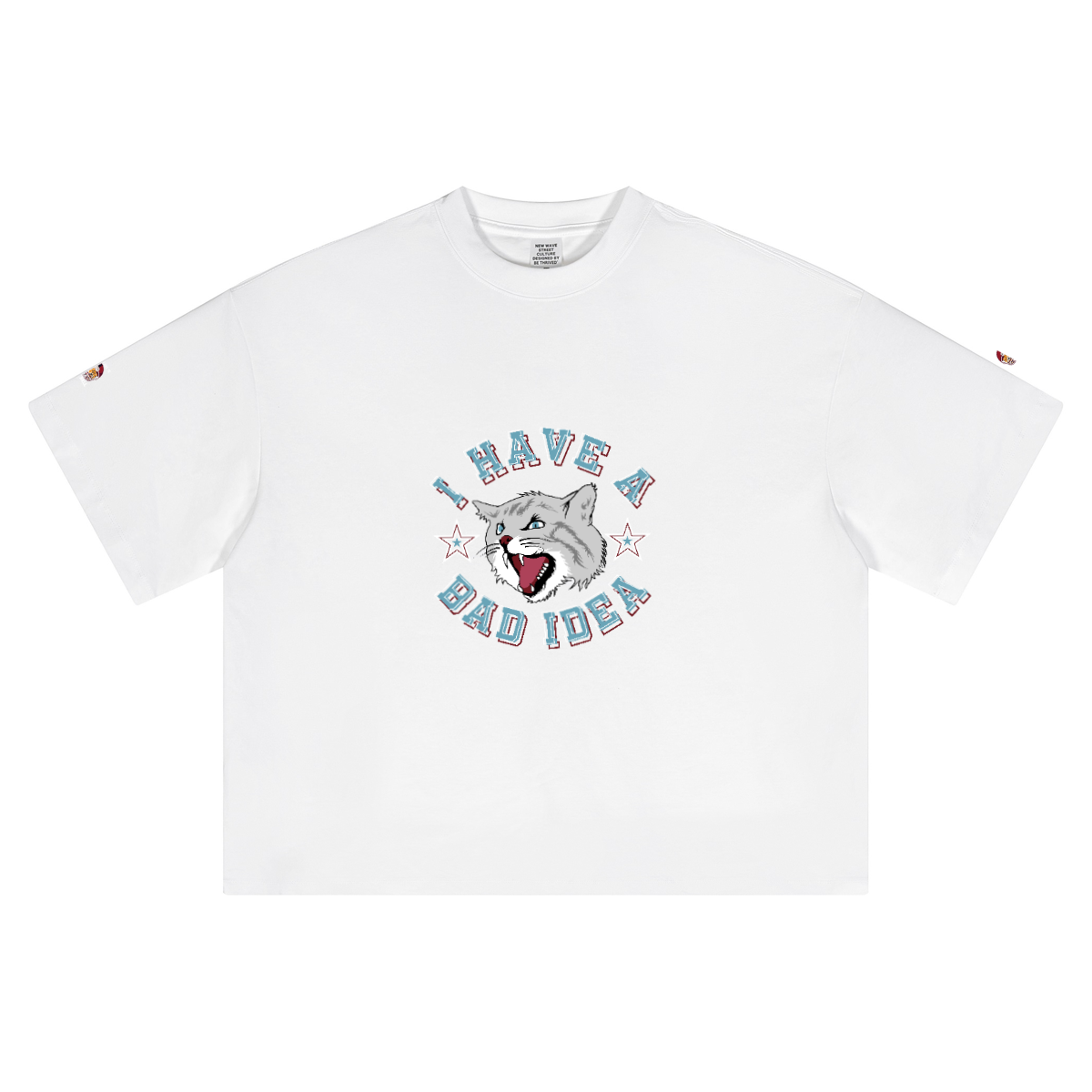 Unisex Short-Sleeved Oversized Cropped T-Shirt(280GSM)