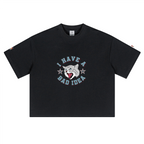 Unisex Short-Sleeved Oversized Cropped T-Shirt(280GSM)