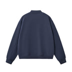 Unisex Fleece Zip-Up Baseball Jacket（360GSM）