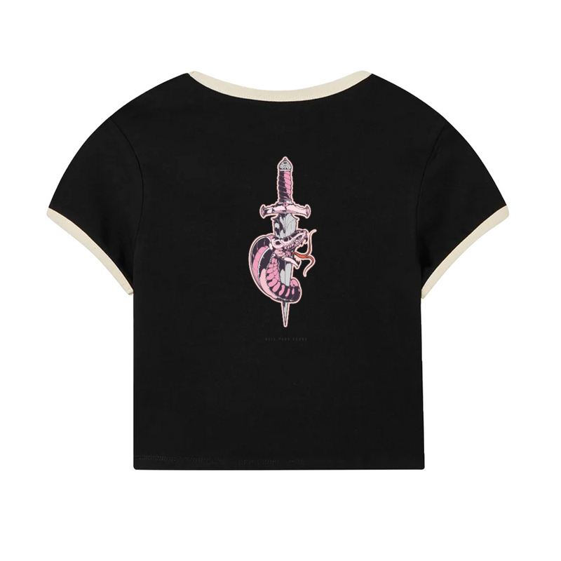 Core Baby Tee Color Ribbing(200GSM)