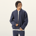 Unisex Fleece Zip-Up Baseball Jacket