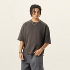 Mens Cropped Terry T-shirt