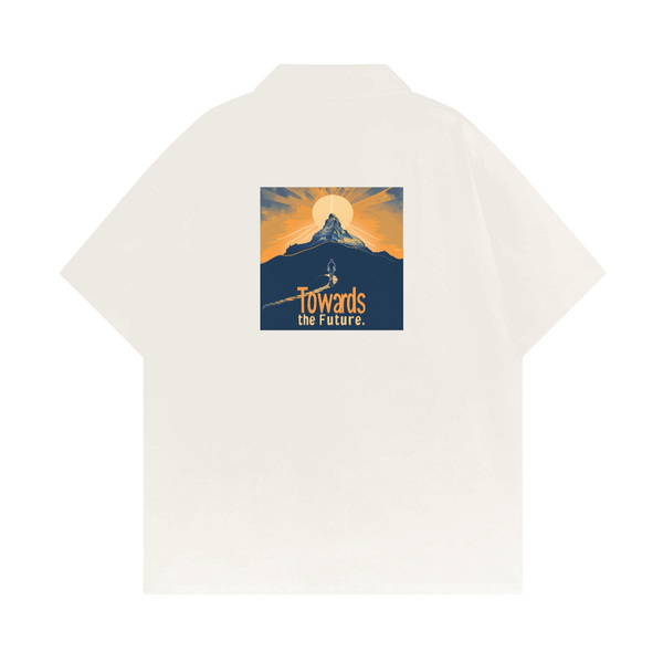 Cuban Collar Short-sleeve Shirt