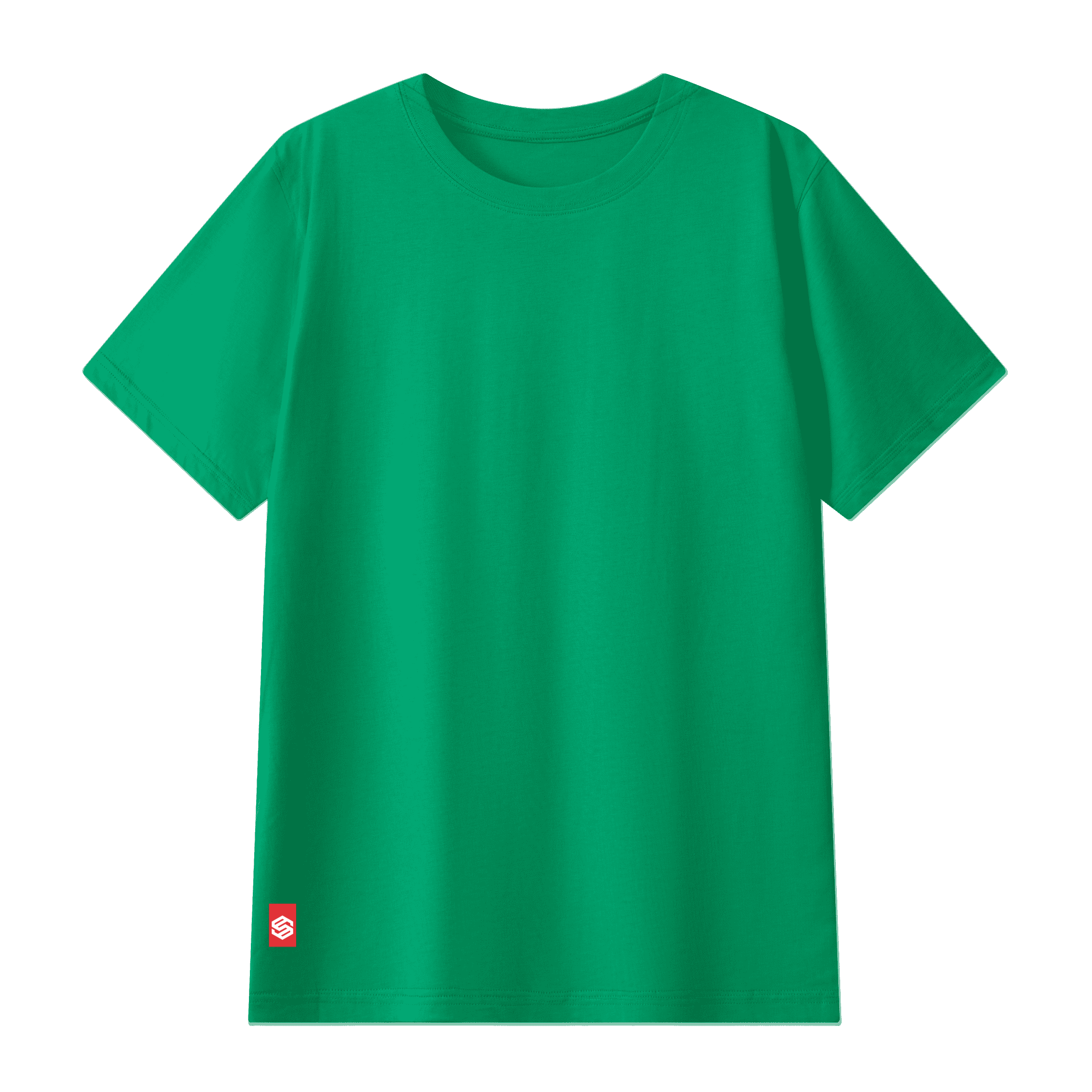 Unisex Classic Crew Neck Combed Mercerized T-shirt(180GSM)