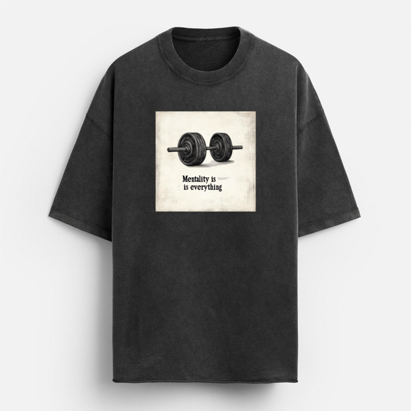 285GSM Unisex Washed Oversized Short Sleeve T-Shirt