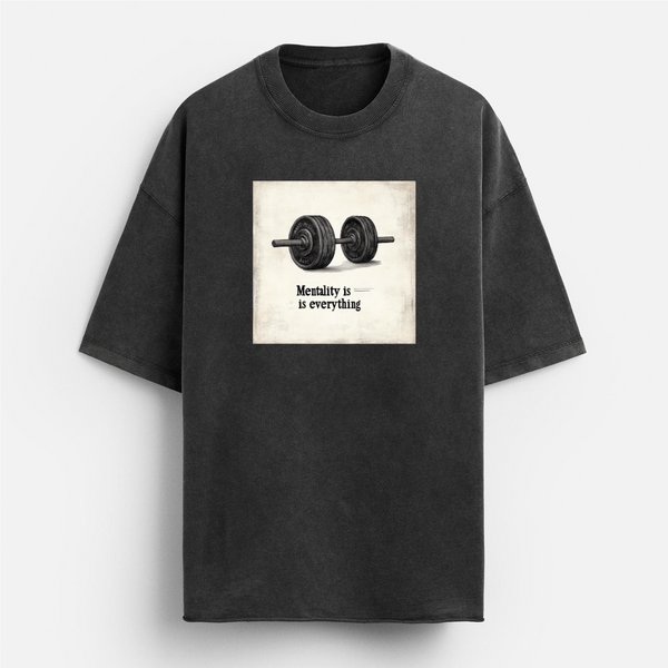 285GSM Unisex Washed Oversized Short Sleeve T-Shirt