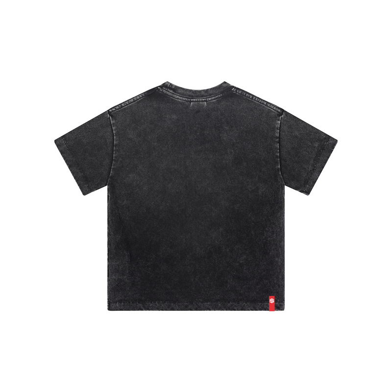 Streetwear Kids Vintage Washed T-Shirt(240GSM)