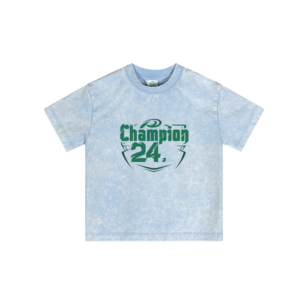 Streetwear Kids Vintage Washed T-Shirt(240GSM)