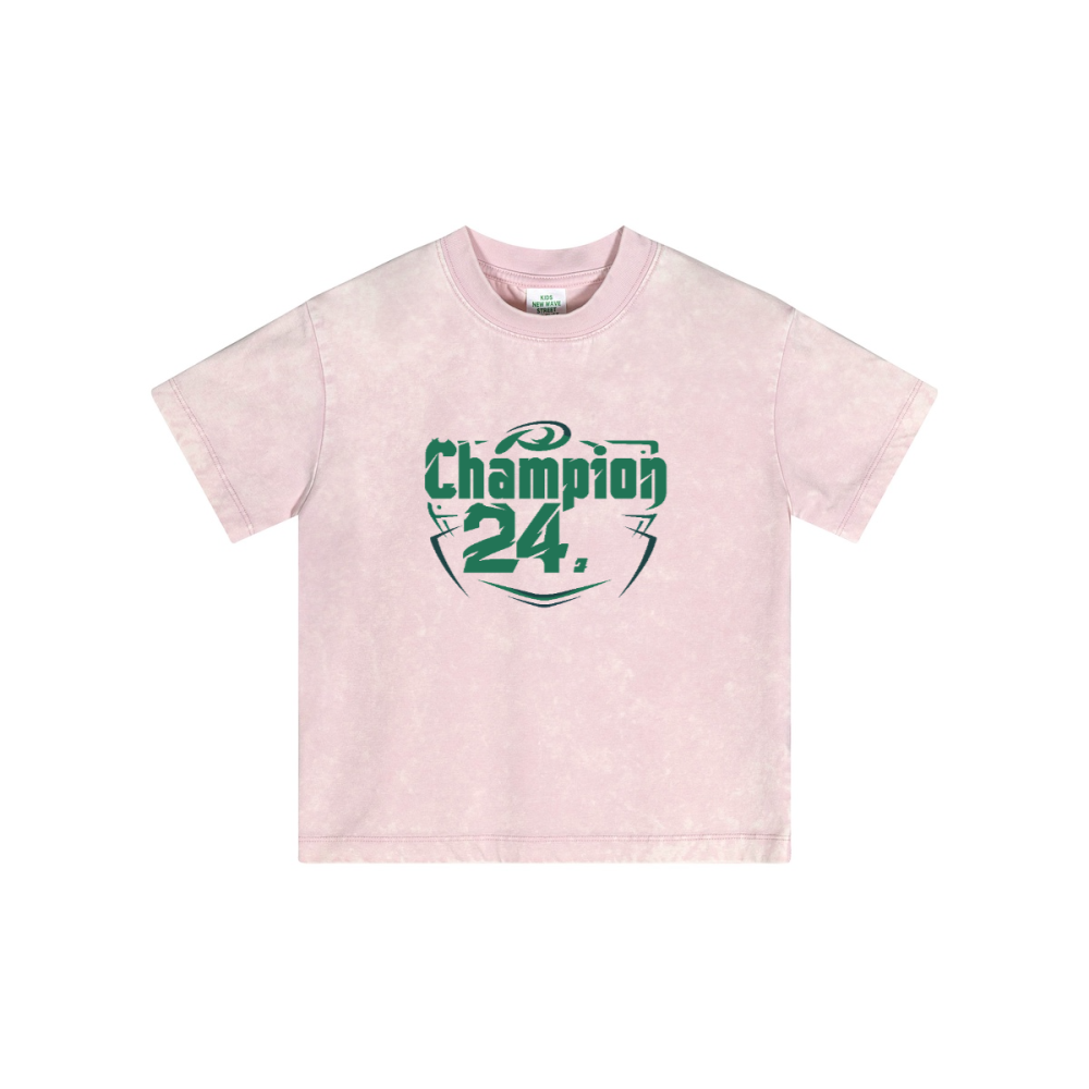 Streetwear Kids Vintage Washed T-Shirt(240GSM)
