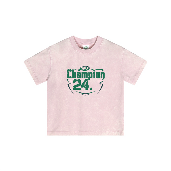 Streetwear Kids Vintage Washed T-Shirt(240GSM)