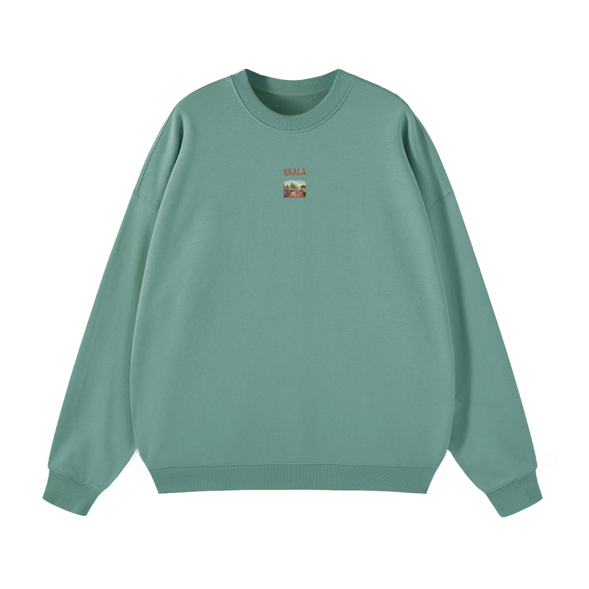Unisex 100% Cotton Lightweight Oversize Crewneck Sweatshirt (290 GSM)