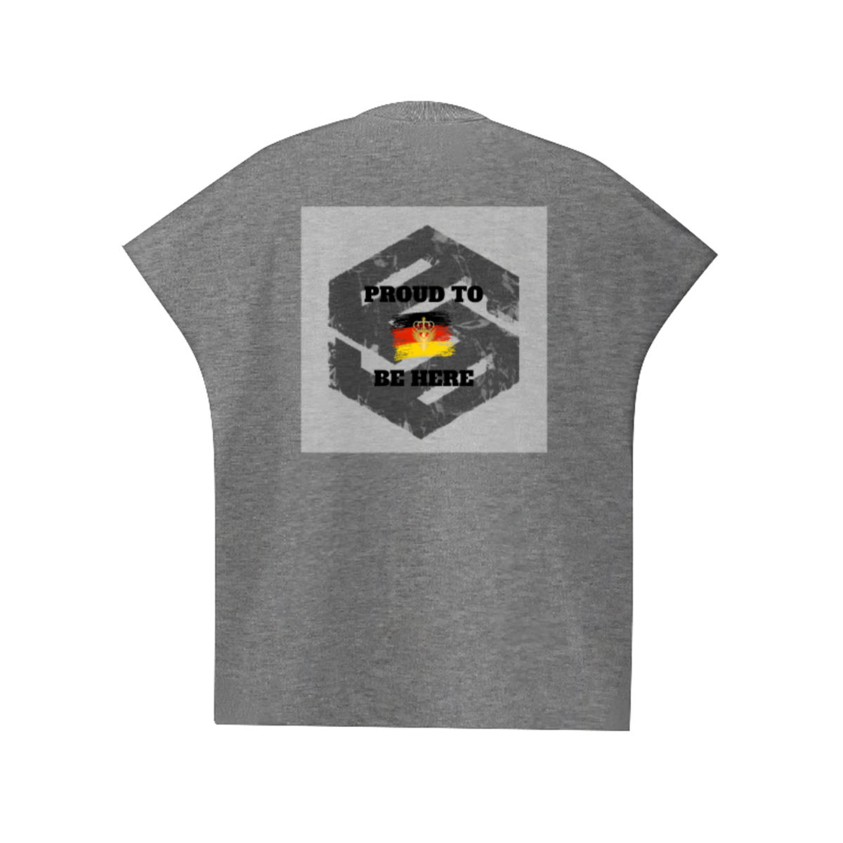 Unisex Reversible Boxy Fit Cropped T-Shirt（240GSM)