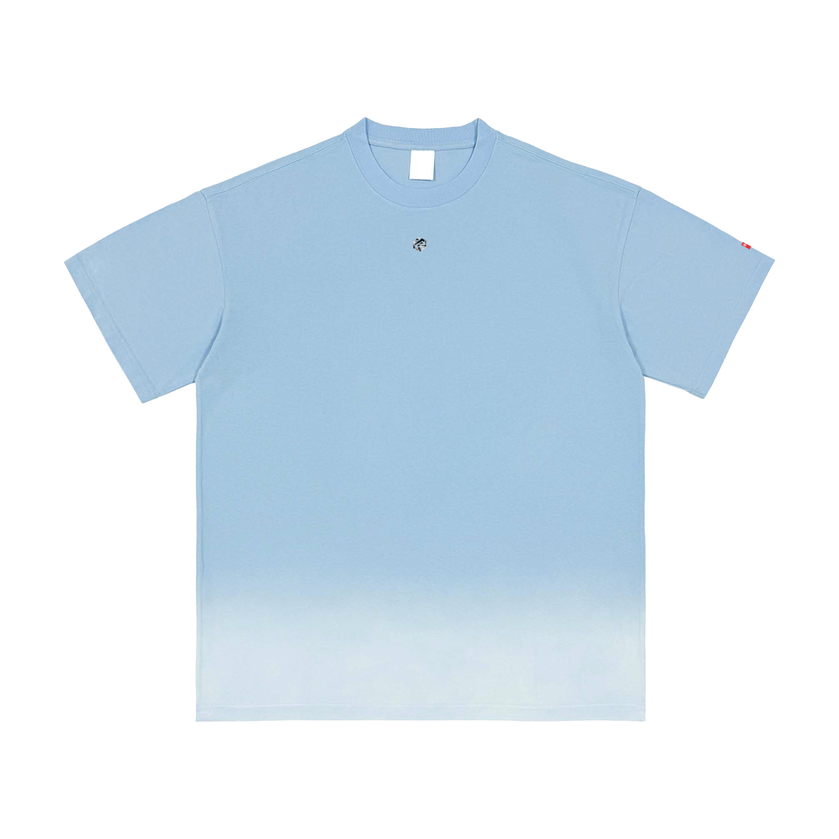 Bottom Sunfade Gradient Washed Vintage T-Shirt(250GSM)