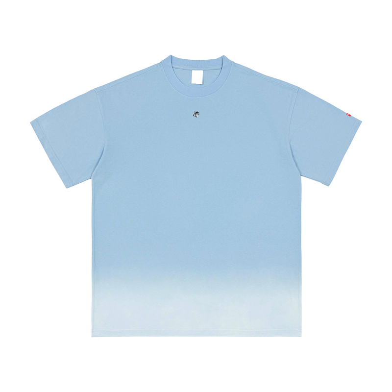 Bottom Sunfade Gradient Washed Vintage T-Shirt(250GSM)