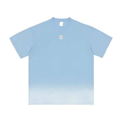 Bottom Sunfade Gradient Washed Vintage T-Shirt(250GSM)