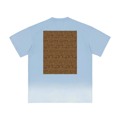 Bottom Sunfade Gradient Washed Vintage T-Shirt(250GSM)