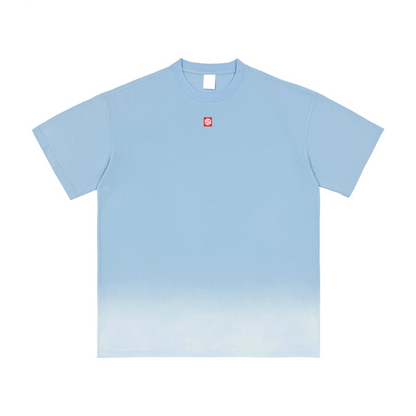 Bottom Sunfade Gradient Washed Vintage T-Shirt(250GSM)