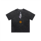 Streetwear Kids Vintage Washed T-Shirt(240GSM)