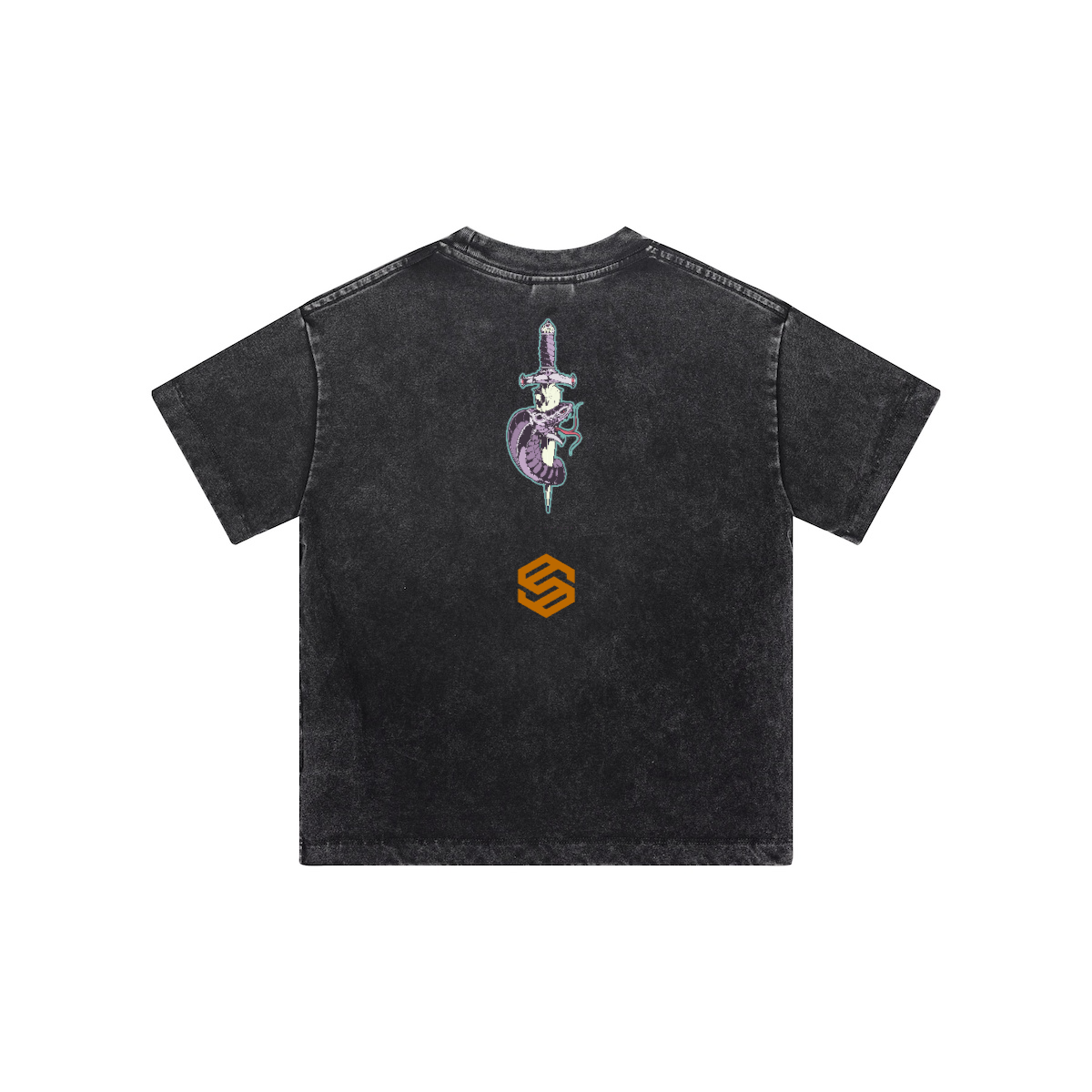 Streetwear Kids Vintage Washed T-Shirt(240GSM)