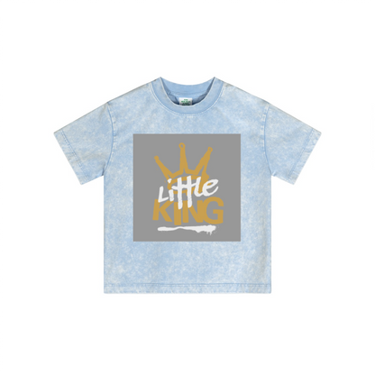 Streetwear Kids Vintage Washed T-Shirt(240GSM)