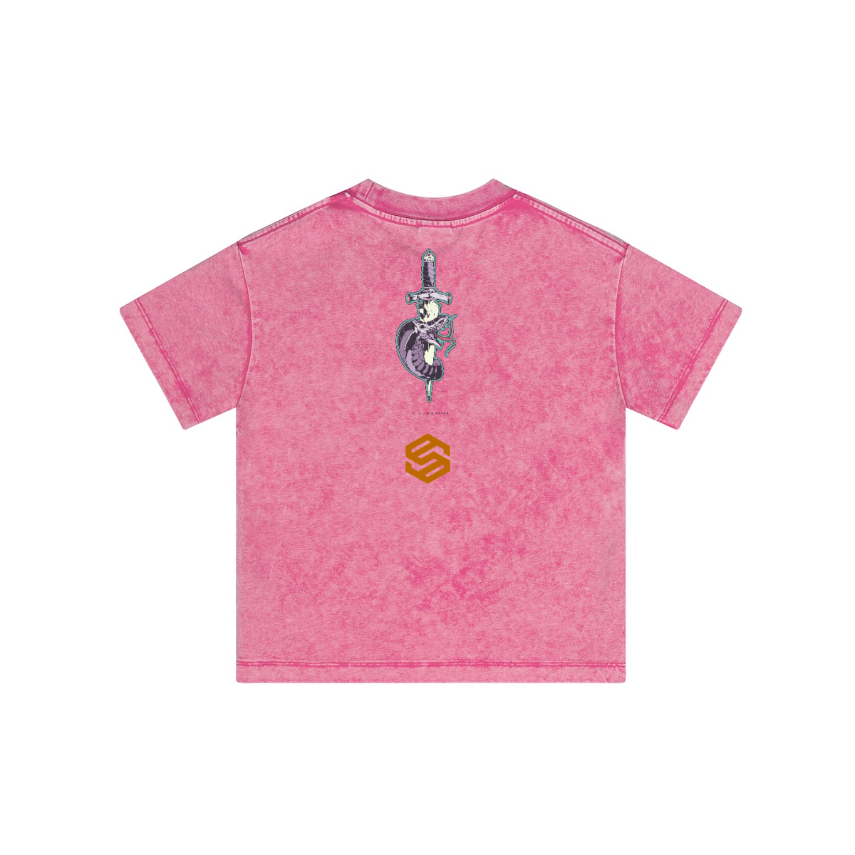 Streetwear Kids Vintage Washed T-Shirt(240GSM)