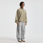 Unisex Brushed Stand-collar Zip-up Jacket（410GSM）