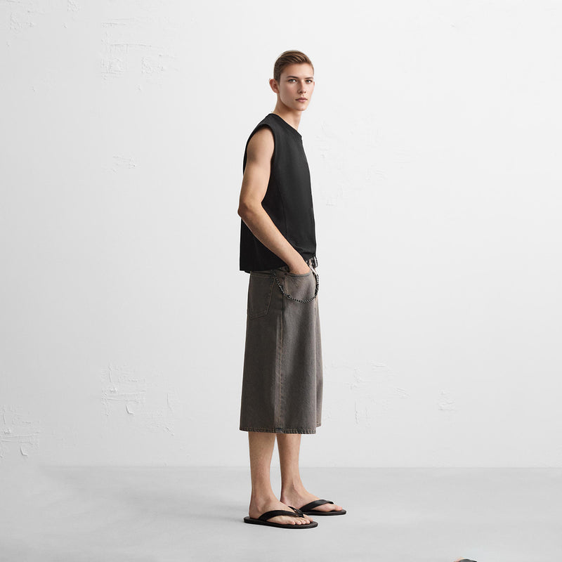 Unisex Cropped Boxy