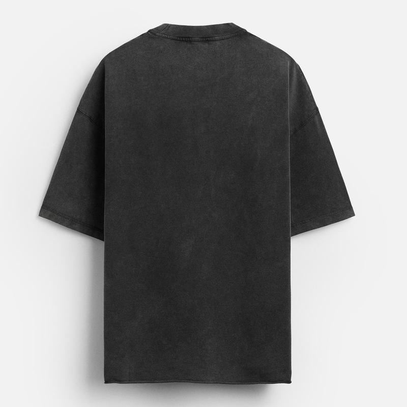 285GSM Unisex Washed Oversized Short Sleeve T-Shirt
