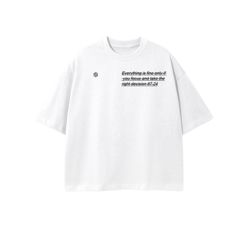 Unisex 100% Combed Cotton Cropped Oversized T-shirt (250g)