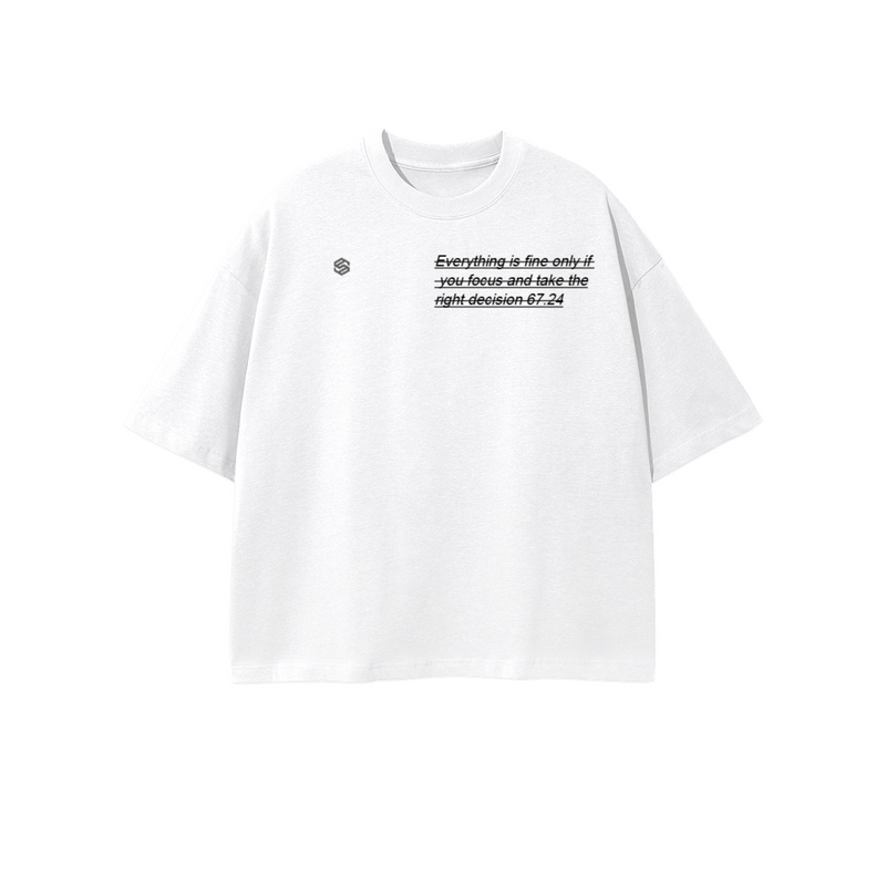 Unisex 100% Combed Cotton Cropped Oversized T-shirt (250g)