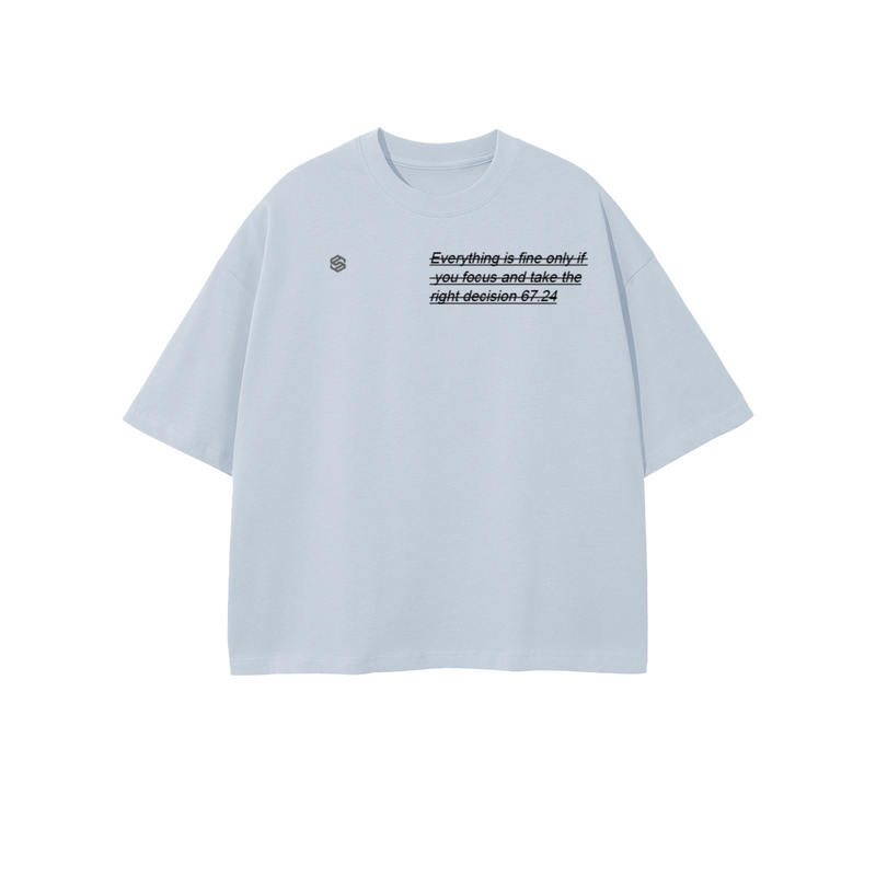Unisex 100% Combed Cotton Cropped Oversized T-shirt (250g)