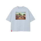 Unisex 100% Combed Cotton Cropped Oversized T-shirt (250g)