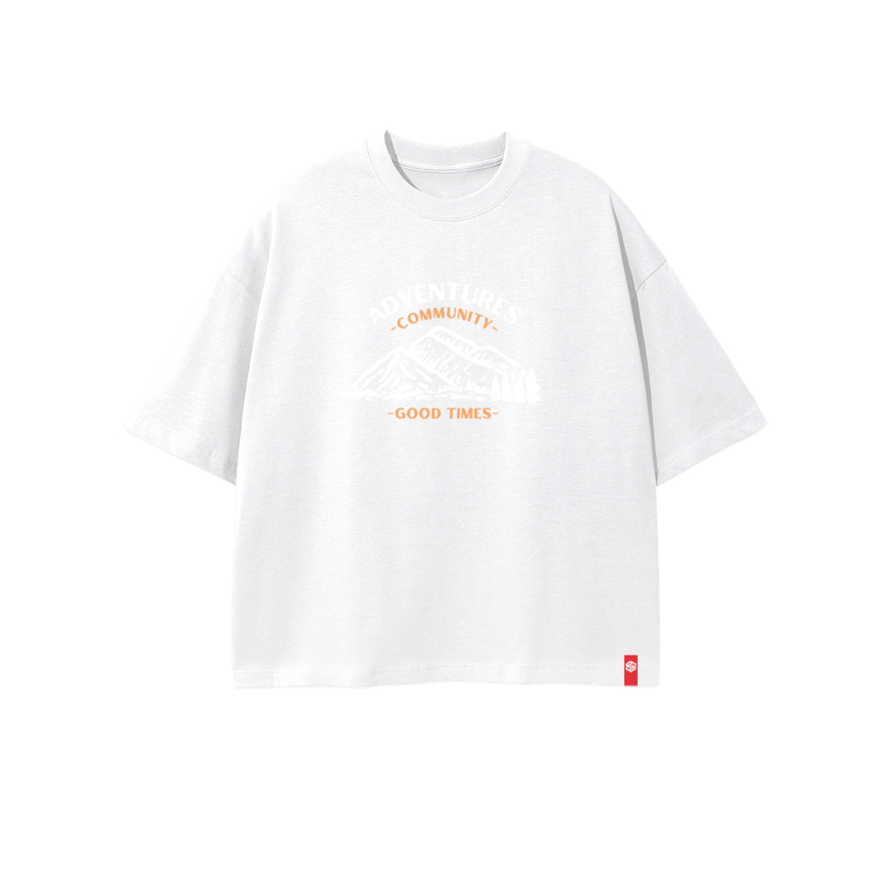 Unisex 100% Combed Cotton Cropped Oversized T-shirt (250g)