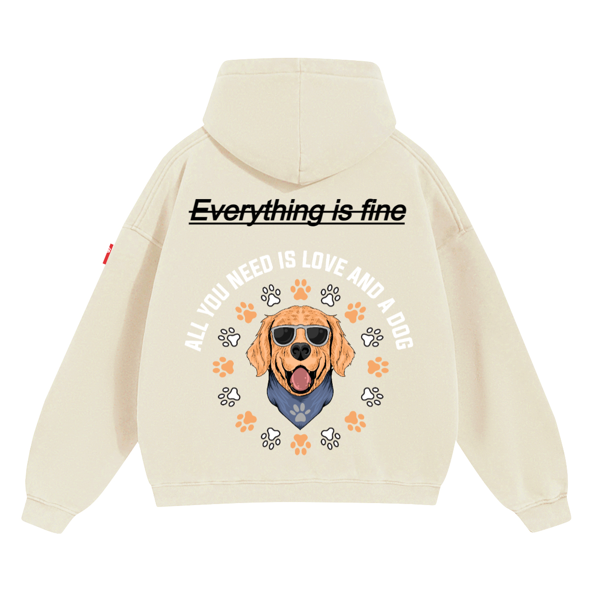 Unisex Cropped Drop Shoulder Heavyweight Oversized Hoodie(460GSM)