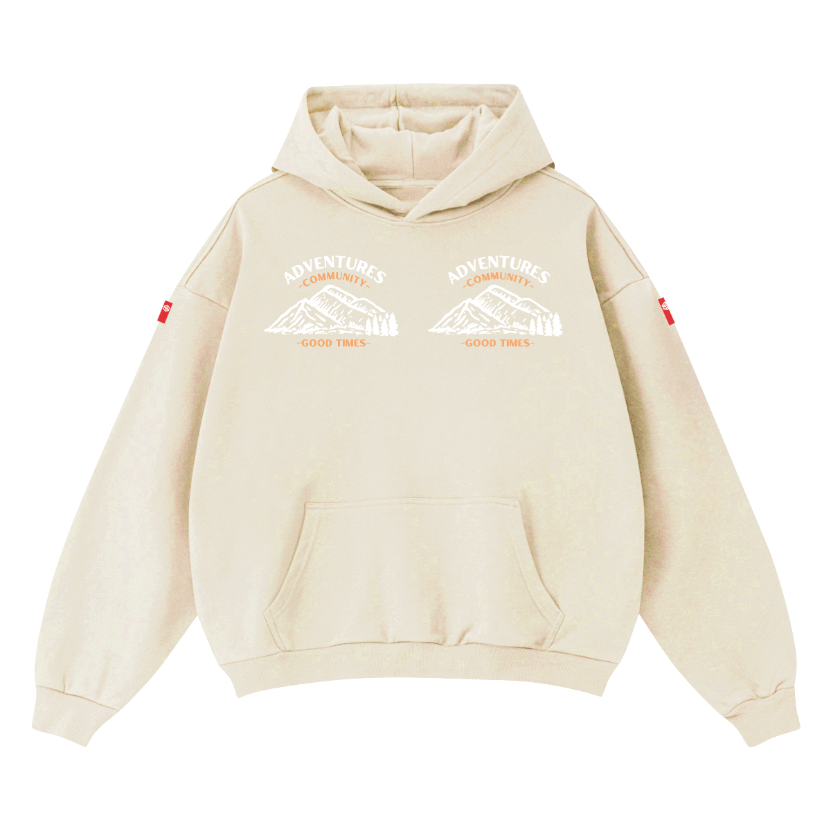 Unisex Cropped Drop Shoulder Heavyweight Oversized Hoodie(460GSM)