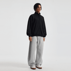 Unisex Brushed Stand-collar Zip-up Jacket