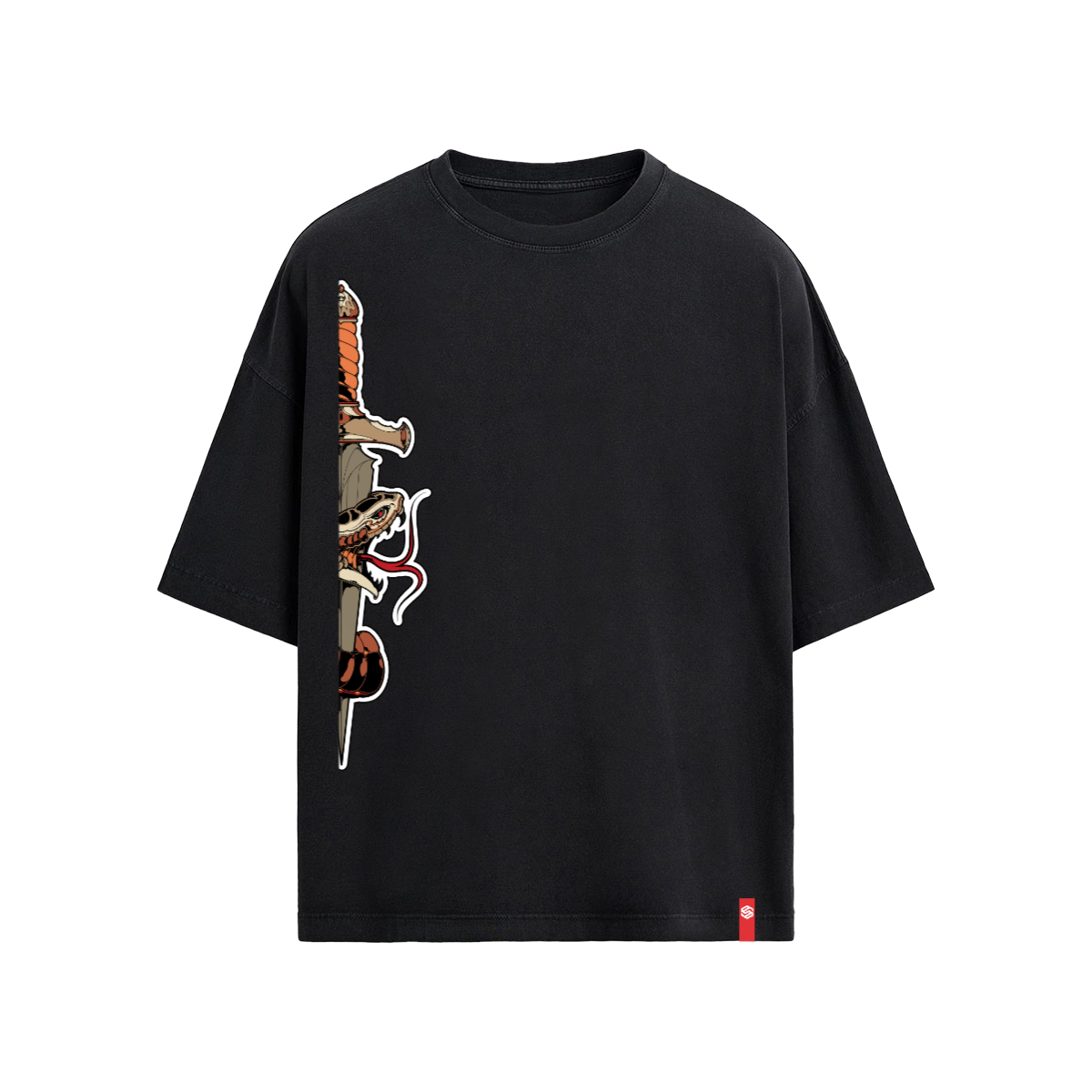 Unisex 40S Combed Cotton Oversized T-shirt(235g)