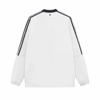 Colorblock V-neck Long Sleeve Shirt