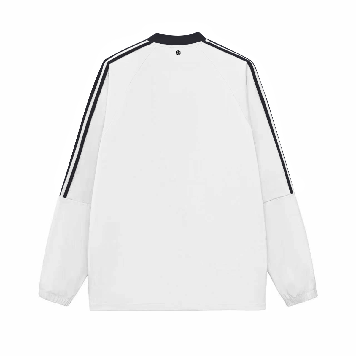 Colorblock V-neck Long Sleeve Shirt