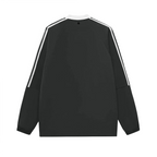 Colorblock V-neck Long Sleeve Shirt