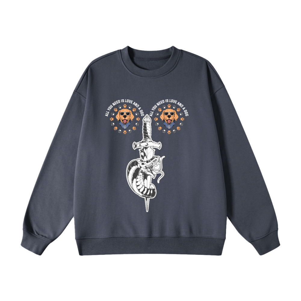 Unisex Heavyweight Oversized Sweatshirt(440GSM)