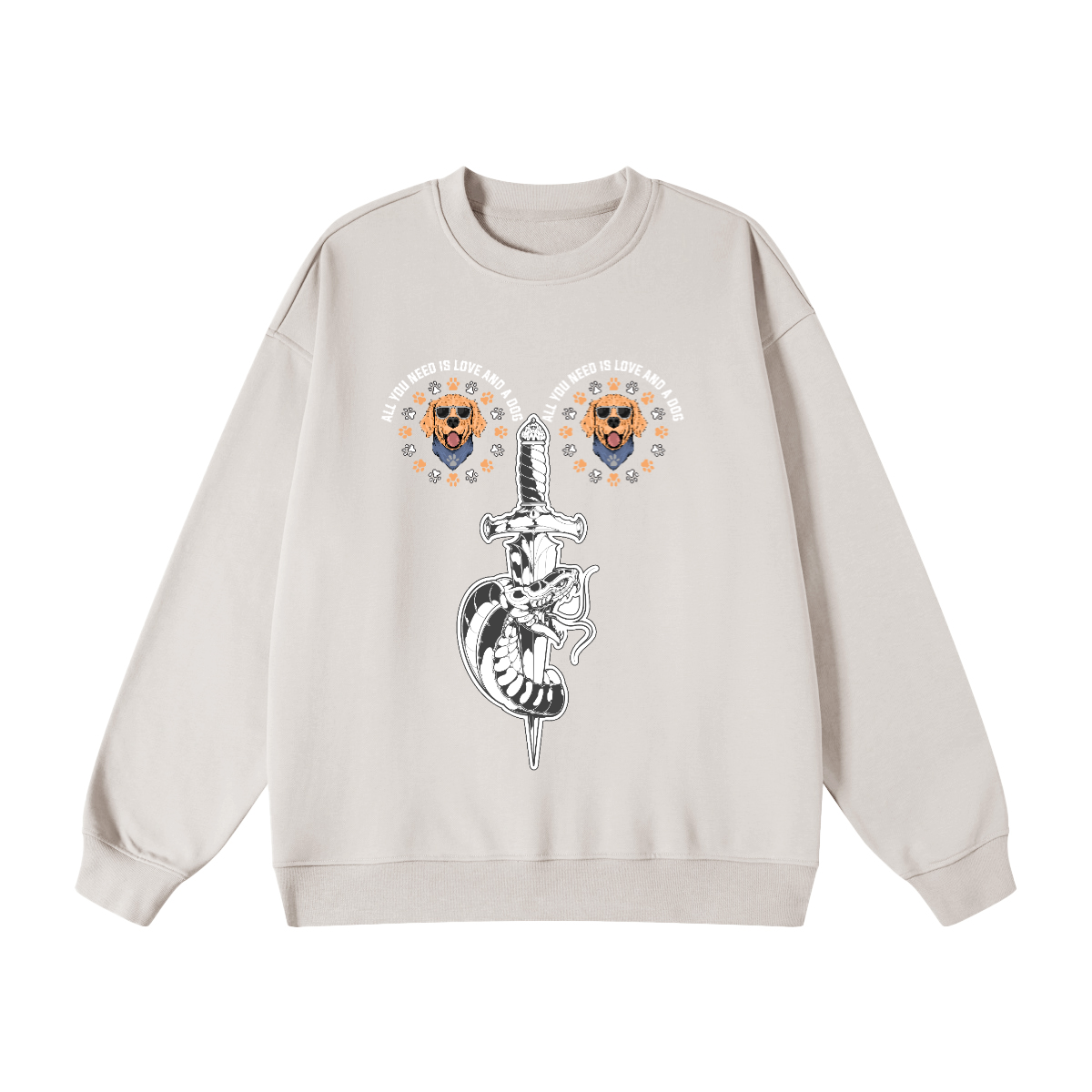 Unisex Heavyweight Oversized Sweatshirt(440GSM)