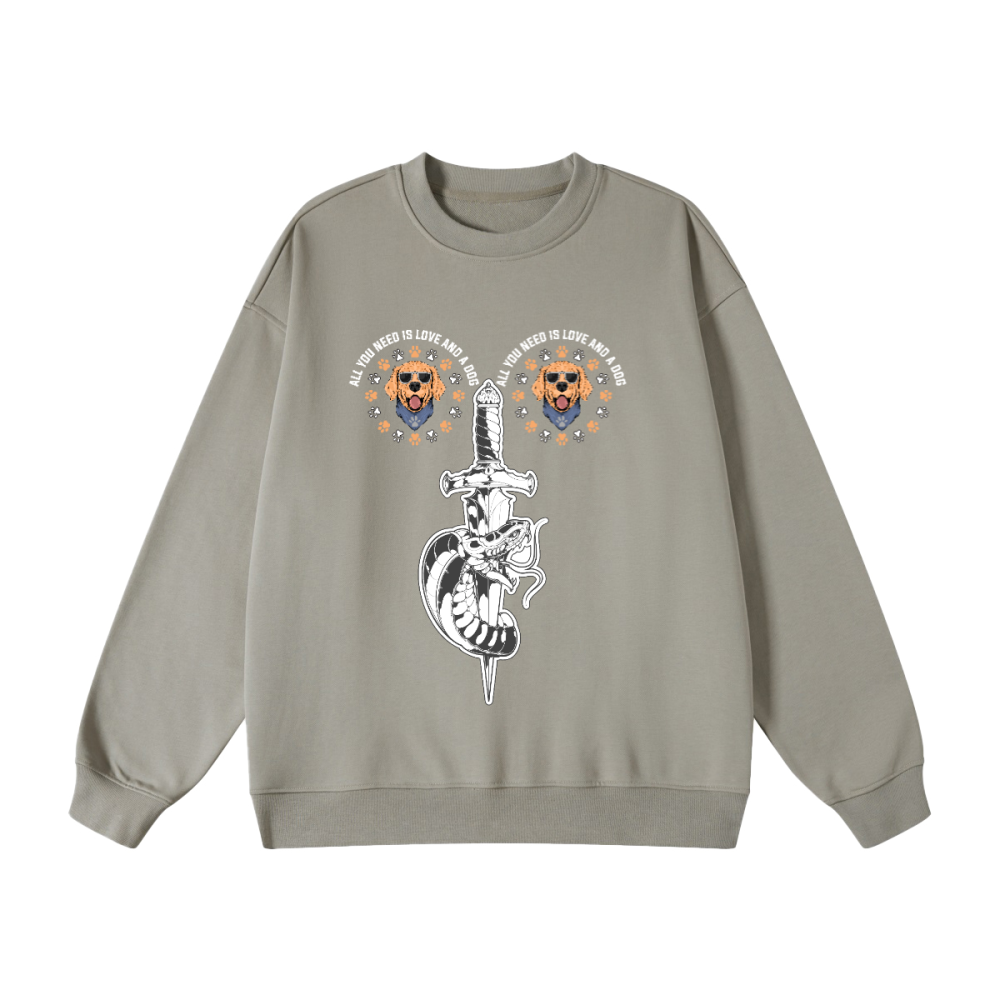 Unisex Heavyweight Oversized Sweatshirt(440GSM)