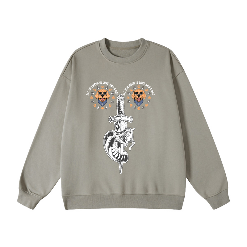 Unisex Heavyweight Oversized Sweatshirt(440GSM)