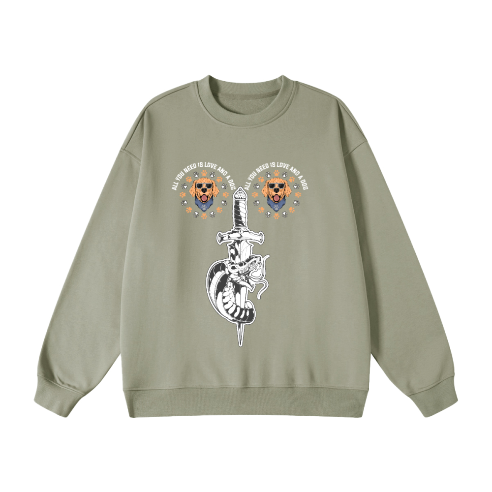 Unisex Heavyweight Oversized Sweatshirt(440GSM)