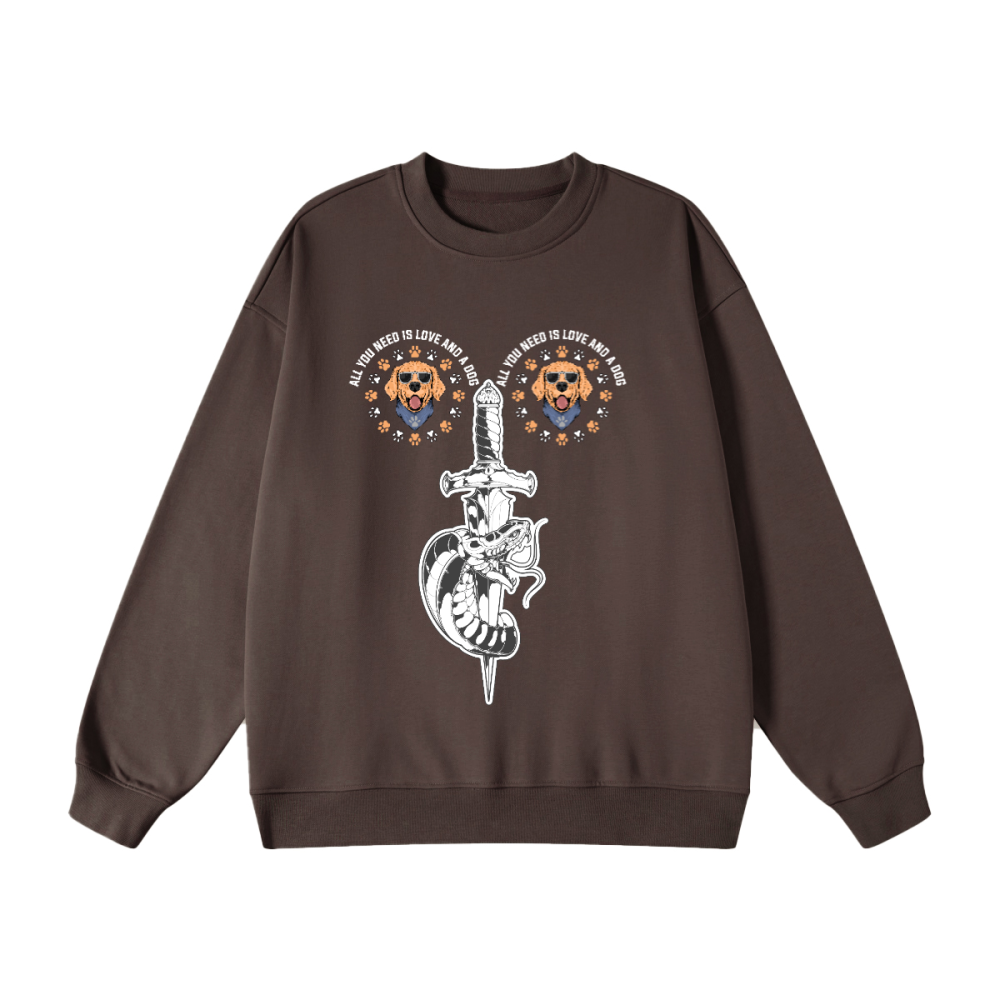 Unisex Heavyweight Oversized Sweatshirt(440GSM)