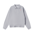 Men’s Half-Placket Polo Collar Sweatshirt